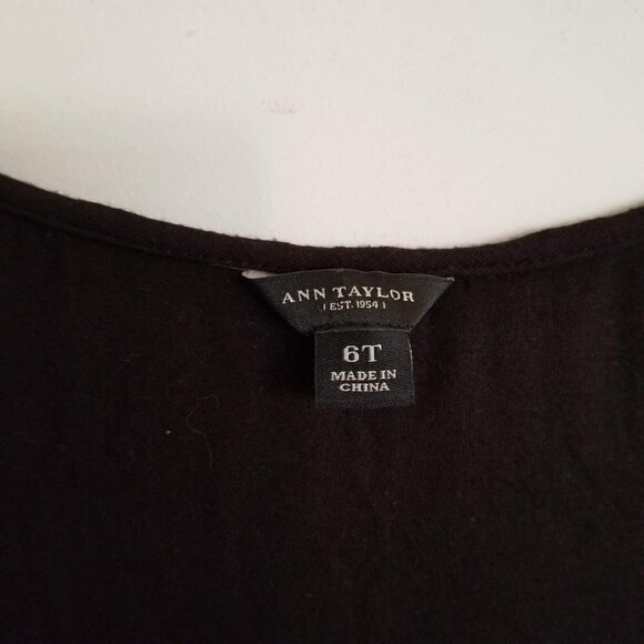 Ann Taylor Navy Color Block Sleeveless Maxi Hi Lo Handkerchief Dress Size 6 Tall - Picture 7 of 9